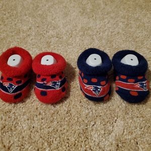 Baby Patriots socks